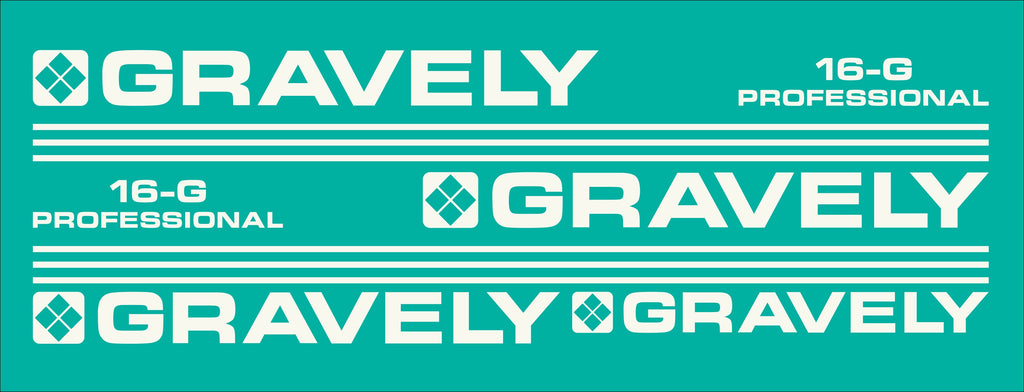 Gravely G-Series Decal Set