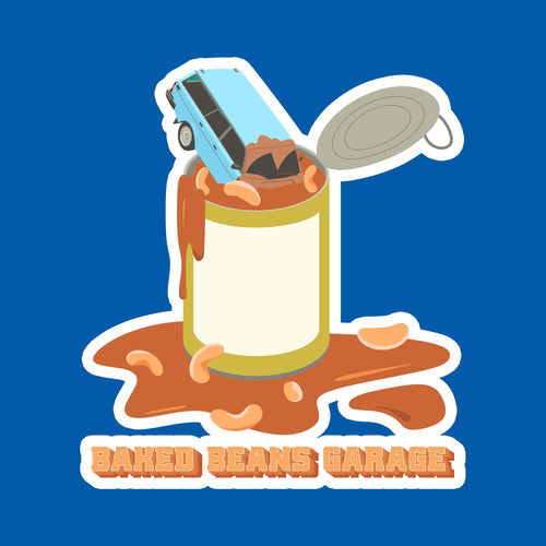 Large Bean Can Sticker