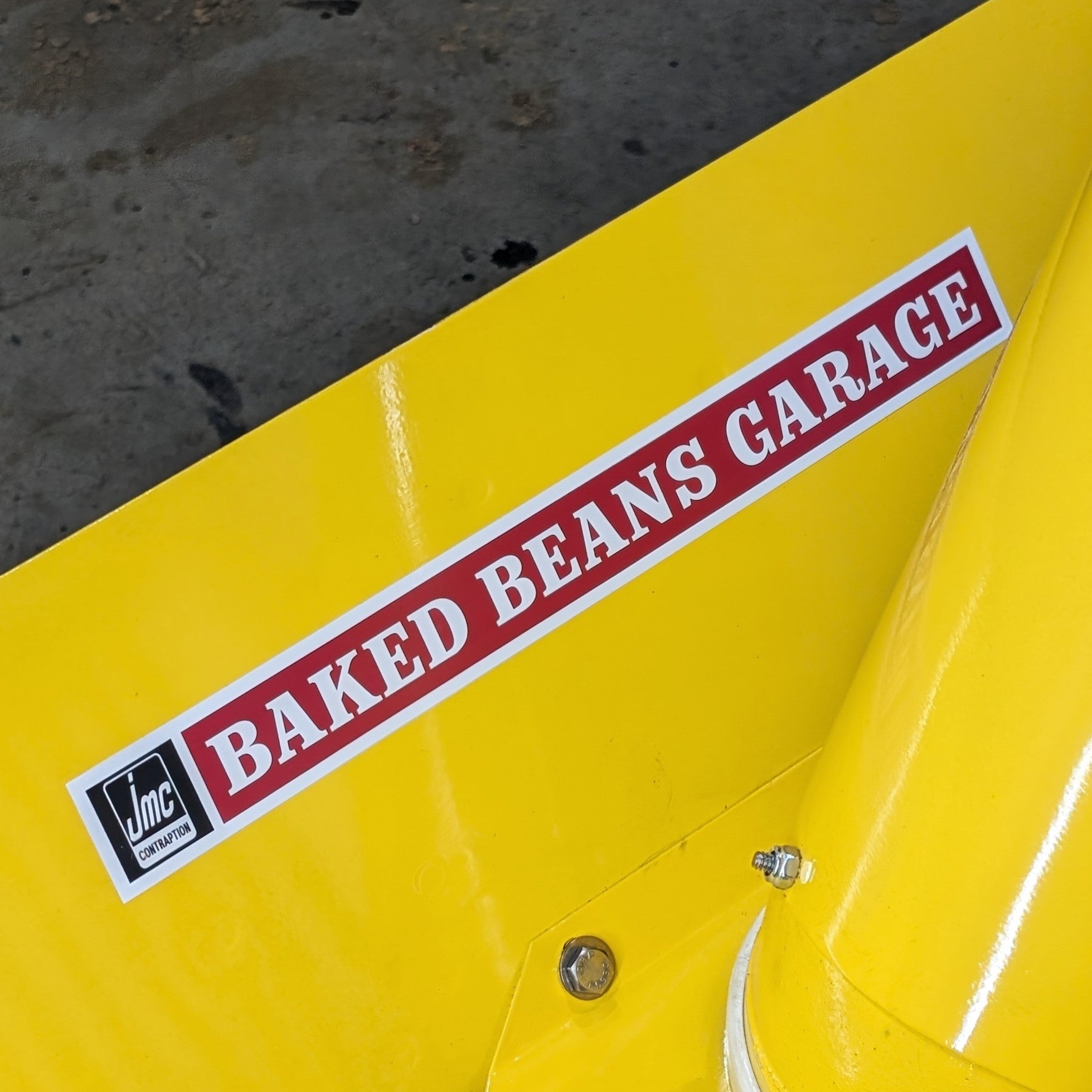 Tubeframe Hood BBG Sticker