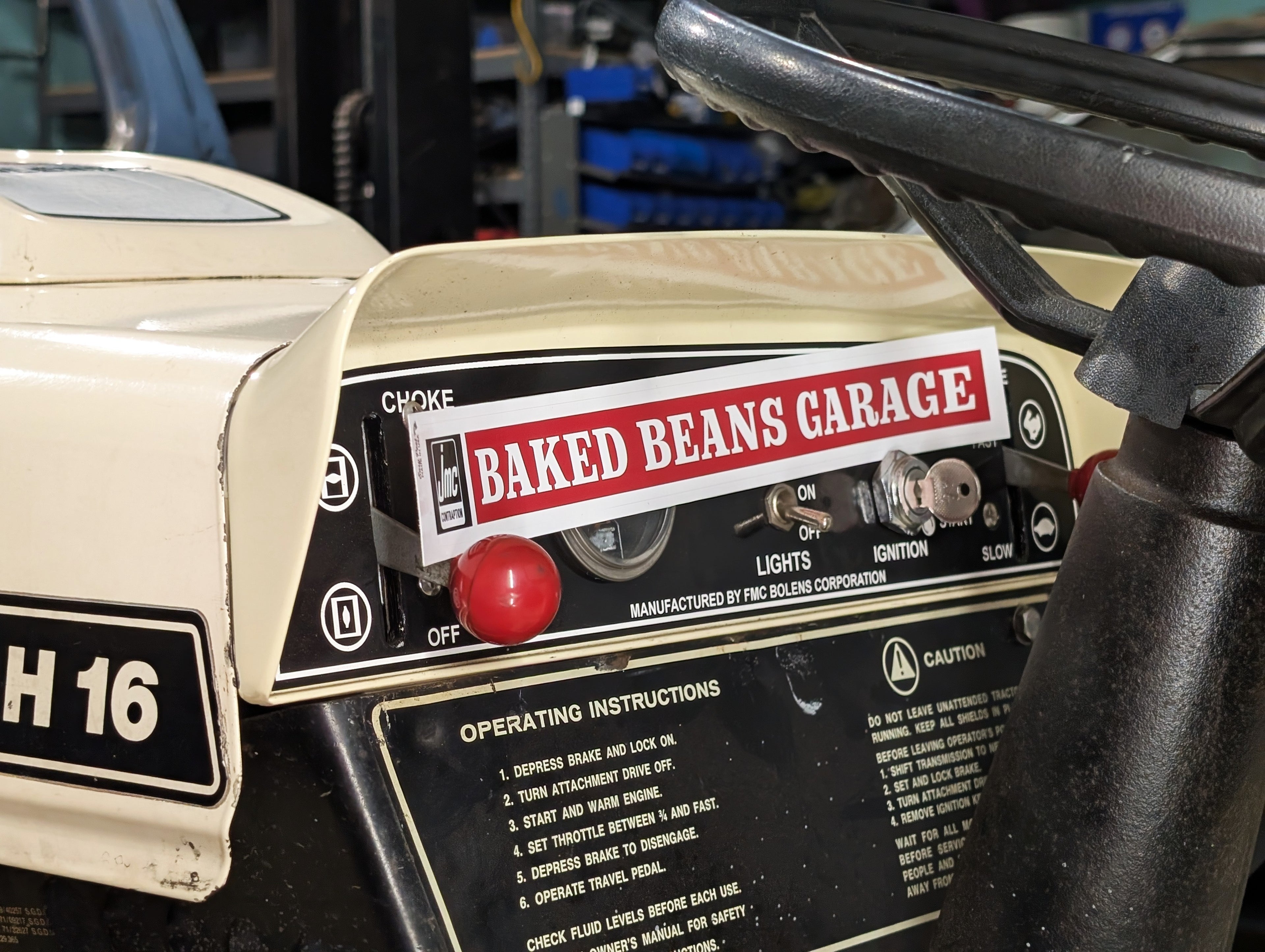 Tubeframe Hood BBG Sticker