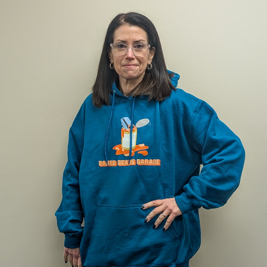 Teal Logo Hoodie