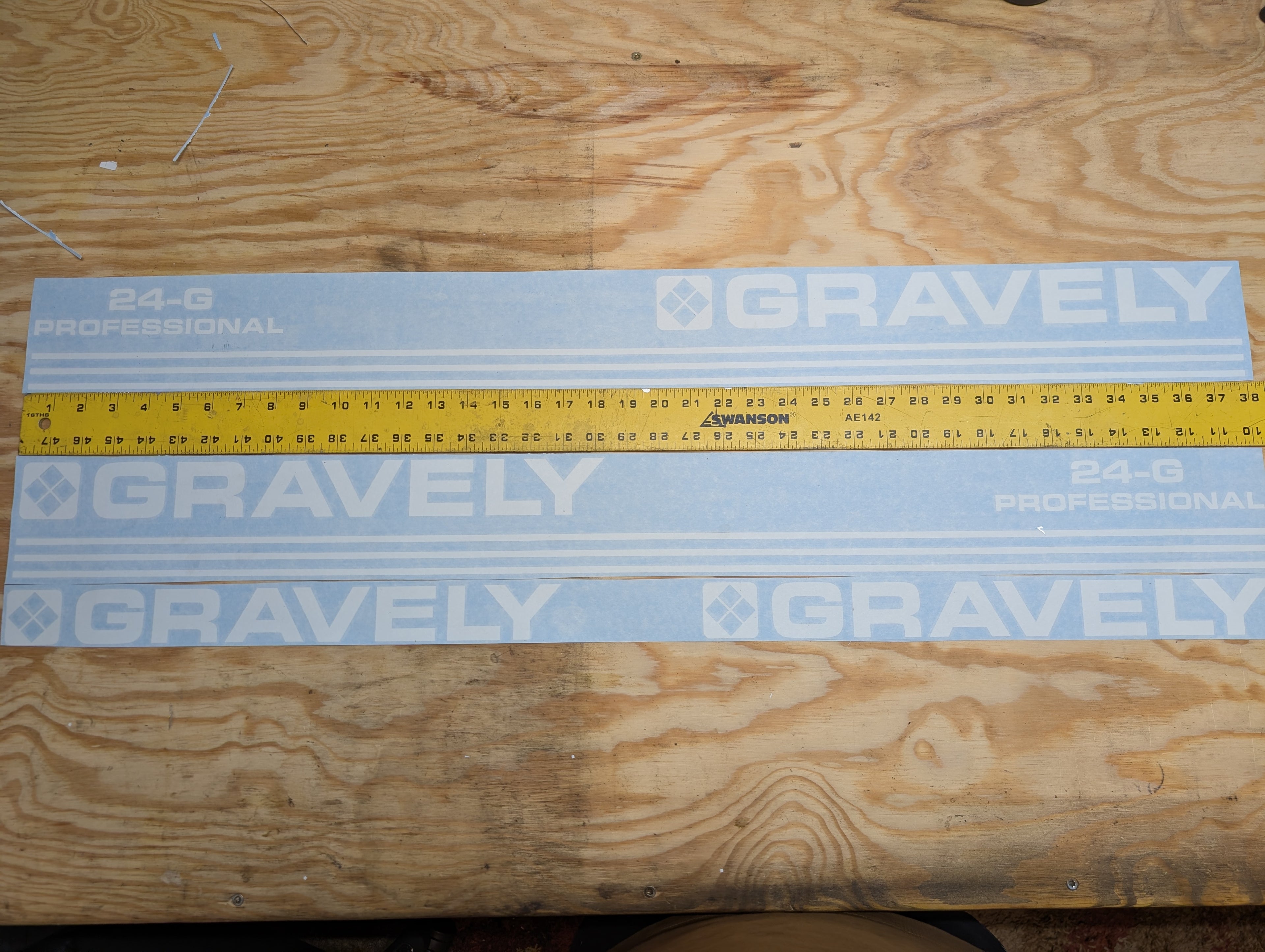 Gravely G-Series Decal Set